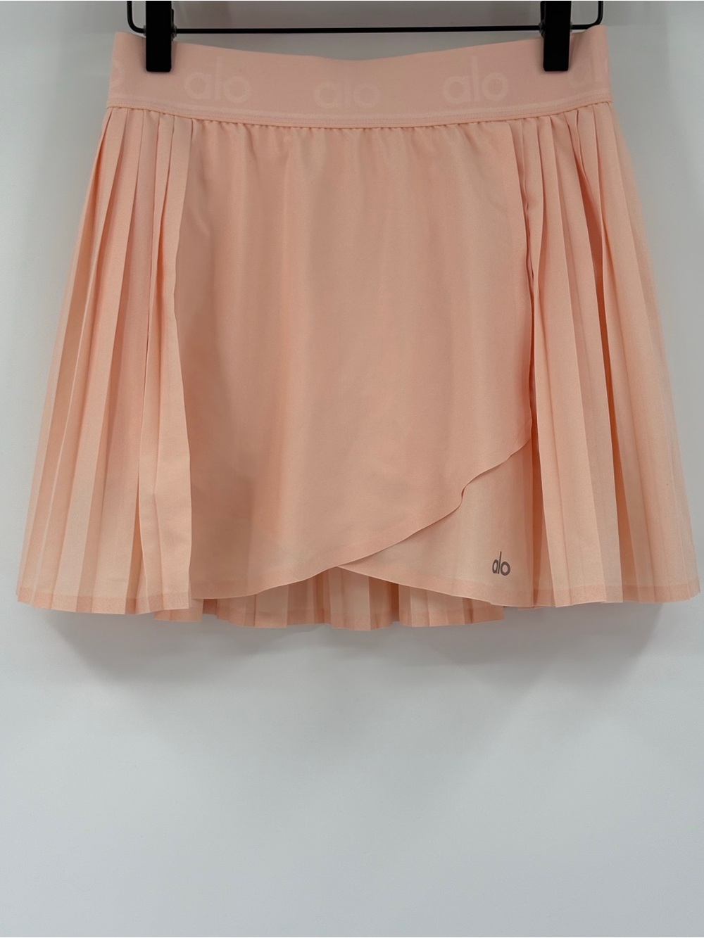 Alo Yoga Aces Tennis Skirt Peach Pink Pleated Skort Size M - Picture 9 of 15